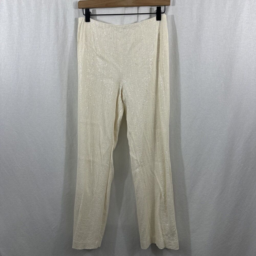 Elegant Cream Women's Pants